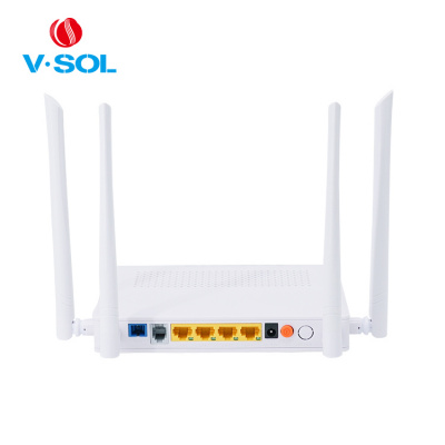 install Абонентский терминал V-SOL HG3221D ONU(GPON-GEPON) 4GE POTS USB3.0 WiFi5(2.4-5GHz) PX028