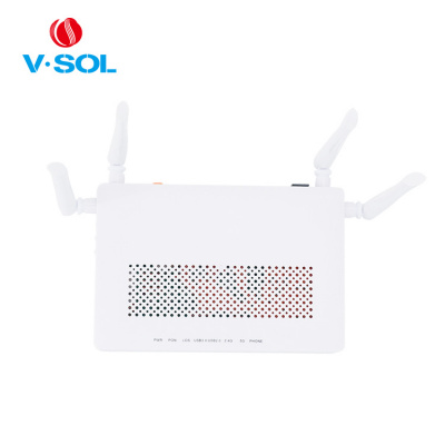 install Абонентский терминал V-SOL HG3221D ONU(GPON-GEPON) 4GE POTS USB3.0 WiFi5(2.4-5GHz) PX028
