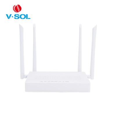 install Абонентский терминал V-SOL HG3221D ONU(GPON-GEPON) 4GE POTS USB3.0 WiFi5(2.4-5GHz) PX028